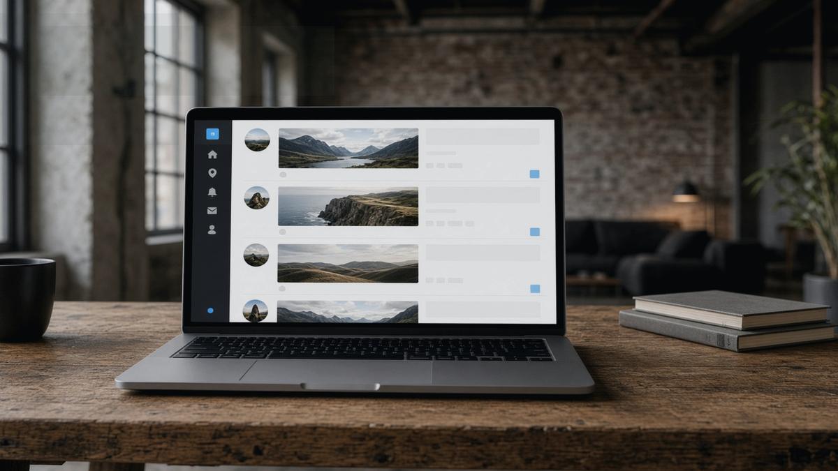 Buy Twitter Account — editorial photo of a X account workspace