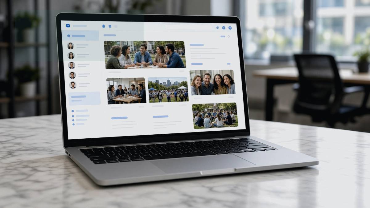 Facebook Page USA Audience for Sale — editorial photo of a Facebook page workspace