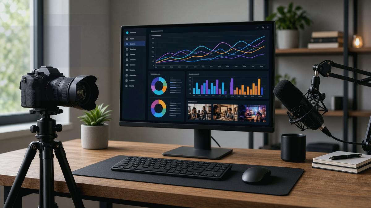 YouTube Channels Marketplace — editorial photo of a YouTube channel workspace